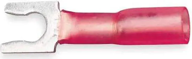 Alt view image 2 of 2 - 3M MH18-6FLX Fork Terminal, #6 Stud Size, 18 AWG, 600 V, Heat Shrink Insulated,