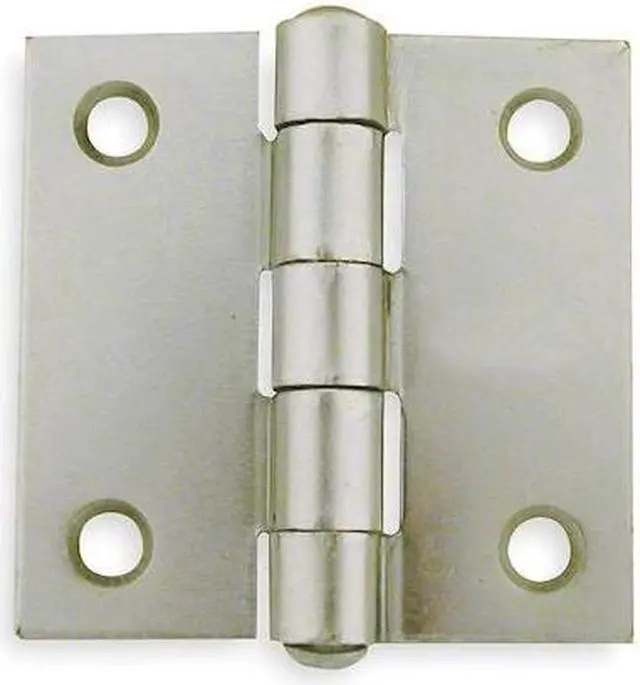 Main image of ZORO SELECT 4PA62 Door and Butt Hinge, Steel, Full Mortise Mounting, 1 in Leaf