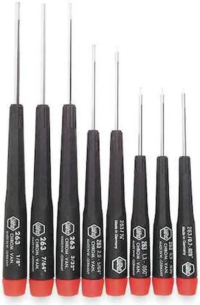 Main image of WIHA 26391 Precision Screwdriver Set,Hex,SAE,8 pcs.