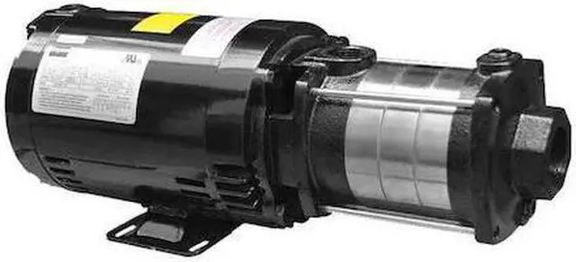 Alt view image 2 of 2 - DAYTON 5UXG2 Booster Pump, 1 1/2 hp, 208 to 240/480V AC, 3 Phase, 1-1/4 in NPT