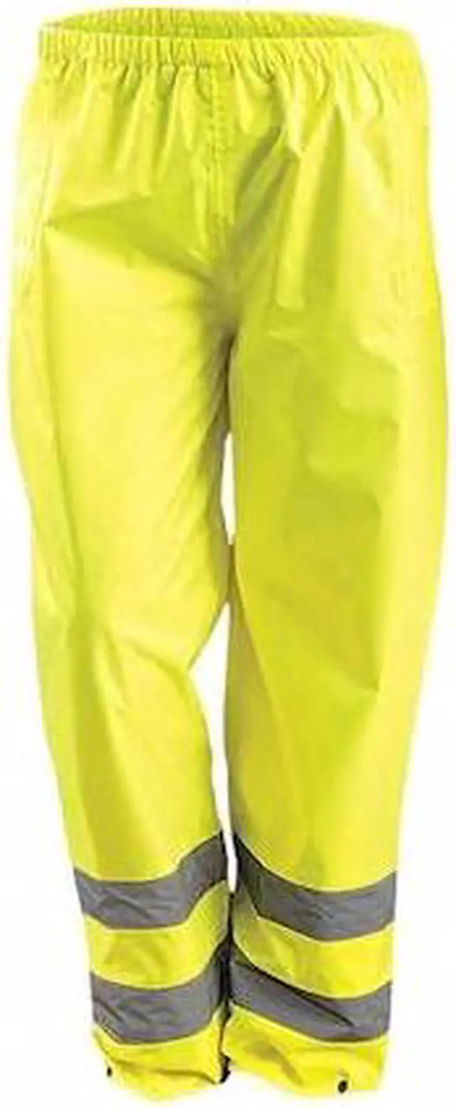 Main image of OCCUNOMIX LUX-TRPNT-Y4X Rain Pants,Yellow,4XL,Fits Waist 56 to 58"