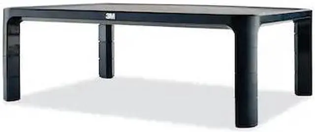 Alt view image 18 of 20 - 3M MS85B Adjustable Monitor Stand for Monitors and Laptops, Height Adjusts from 1.7 in to 5.5 in, Black