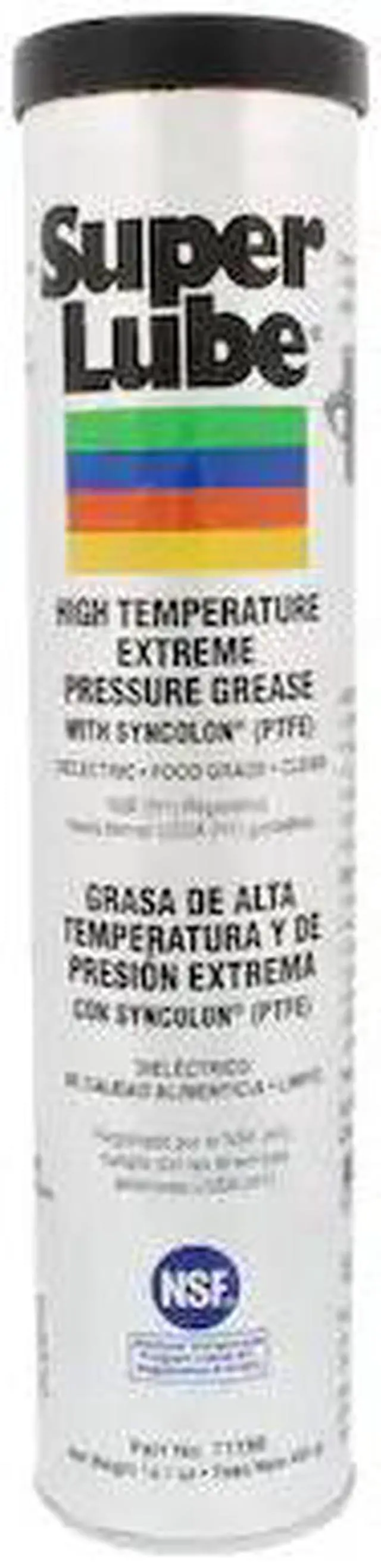 Alt view image 2 of 6 - SUPER LUBE 71150 400g Translucent White High Temperature EP Grease Cartridge