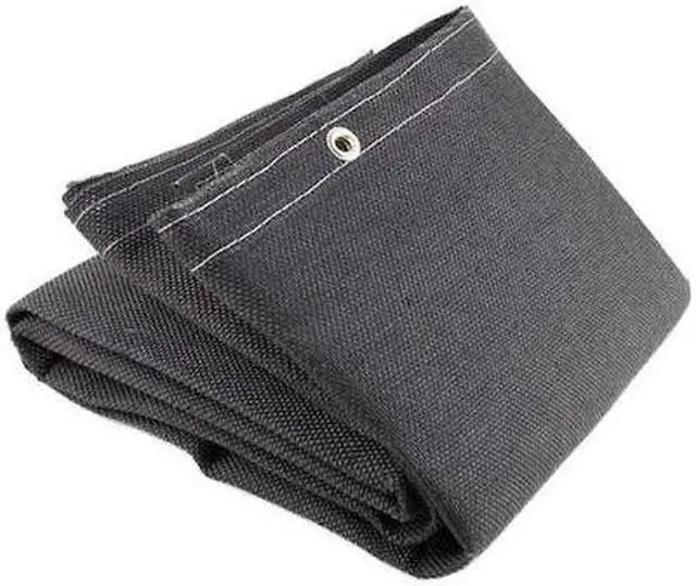 Main image of WILSON 36318 Welding Blanket, Vermiculite Coated Fiberglass, 6 ft L., 8 ft W.,