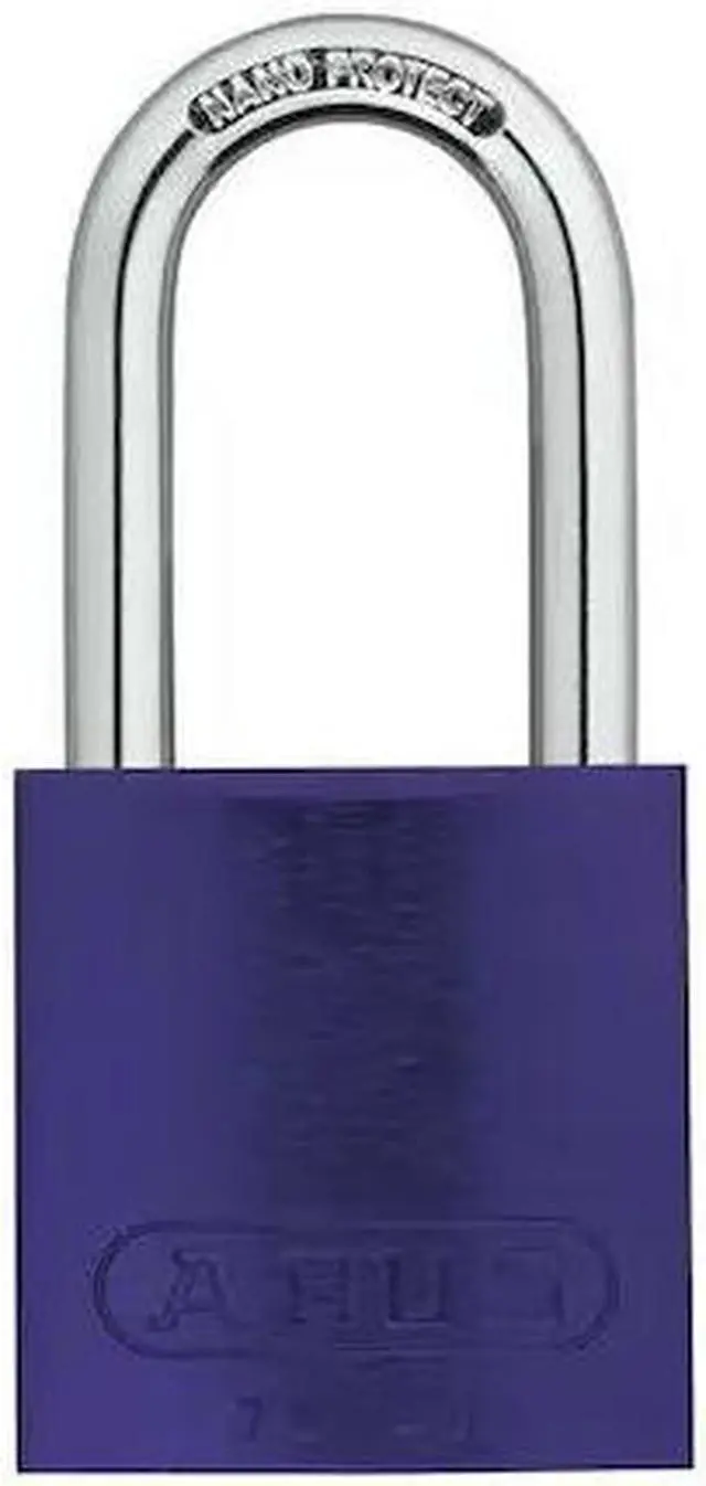 Main image of ABUS 72 HB/40-40 KAx6 Purple Lockout Padlock, KA, Purple, 1-1/2"H, PK6