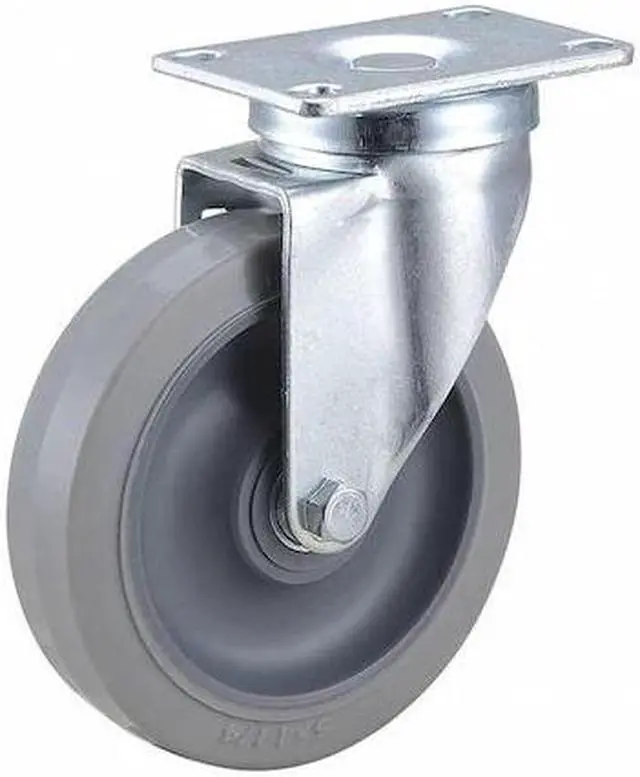 Main image of ZORO SELECT 400K44 Plate Caster,325 lb. Load Rating,Swivel