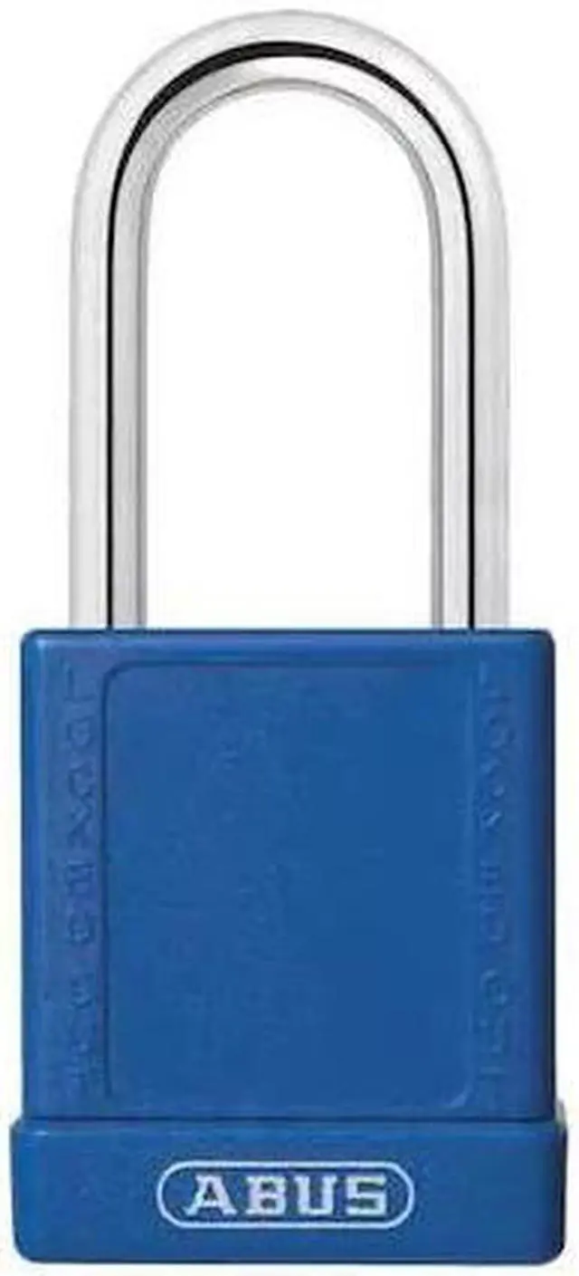 Alt view image 2 of 2 - Abus Blue Lockout Padlock, Different Key Type, Aluminum Body Material, 1 EA