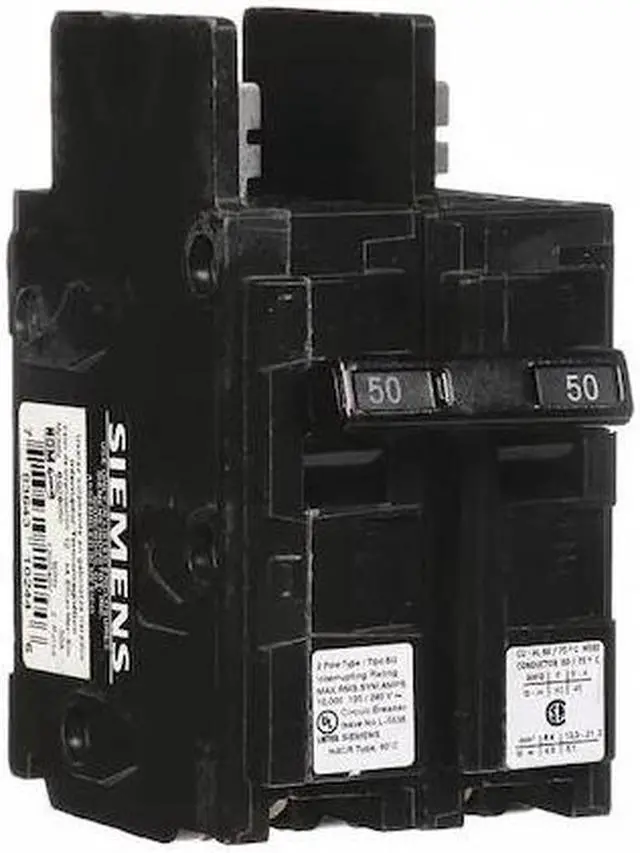 Alt view image 2 of 3 - SIEMENS BQ2B050 50 A Bolt On Standard Miniature Circuit Breaker , 120/240V AC