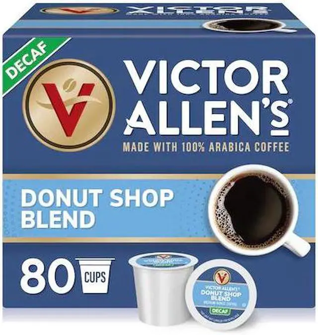 Alt view image 2 of 8 - Victor Allen Coffee Decaf Donut Shop Single Serve K-Cup, 80 Count