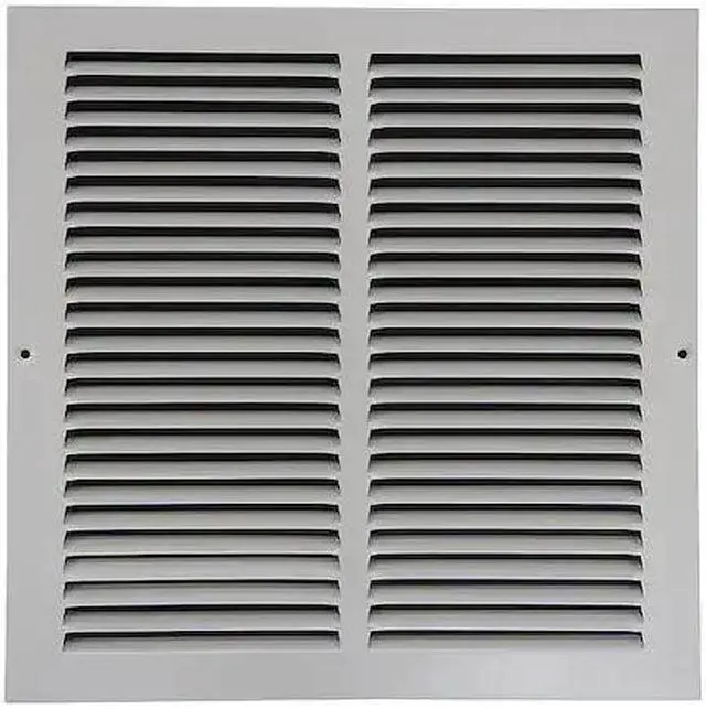 Main image of ZORO SELECT 4MJN8 Return Air Grille 15.75 X 21.75, White, Steel