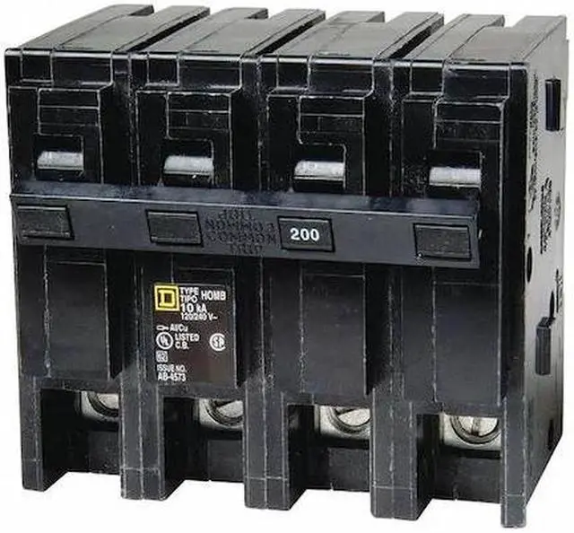 Alt view image 2 of 4 - SQUARE D HOM2200 Miniature Circuit Breaker, HOMELINE Series, 200A, 2 Pole,