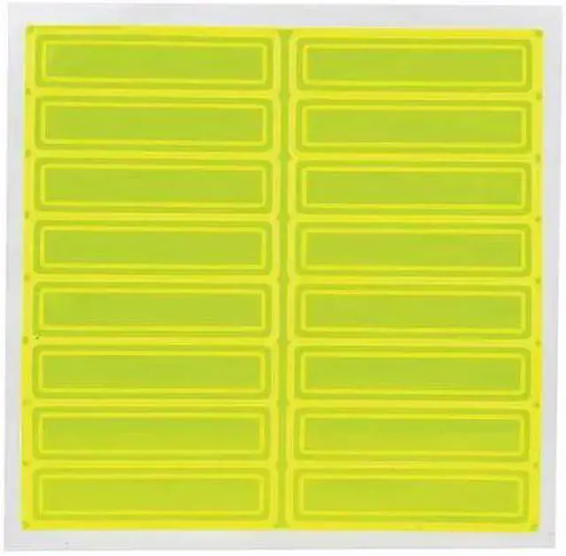 Main image of ACCUFORM LHR104GNYL HardHatLabel,Vinyl,Rectangle,Green,PK16