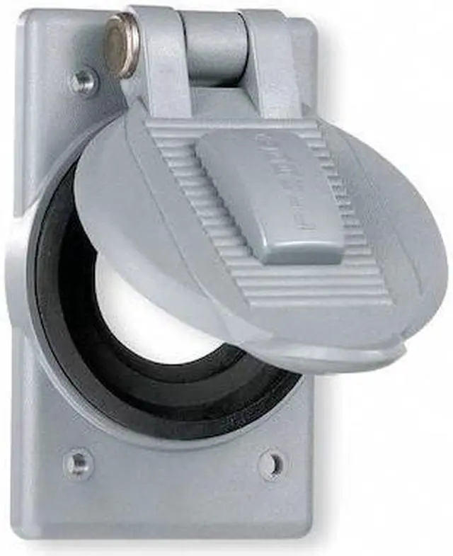 Alt view image 7 of 7 - HUBBELL WIRING DEVICE-KELLEMS HBL7425WOA Weatherproof Cover, FS or FD