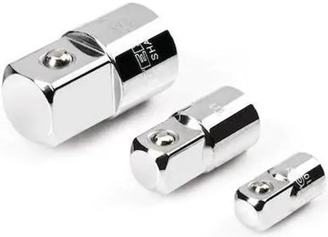 Main image of TEKTON SHA99010 1/4, 3/8, 1/2 Inch Drive Adapter Set (3-Piece)