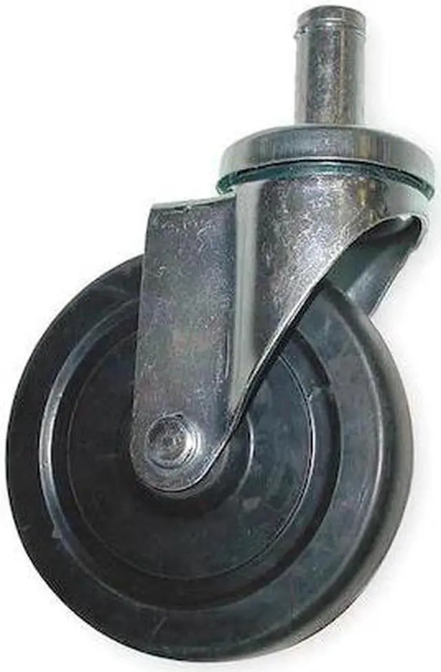 Main image of ZORO SELECT 1ZTJ1 Swivel Stem Caster,Rubber,5 ",280 lb.