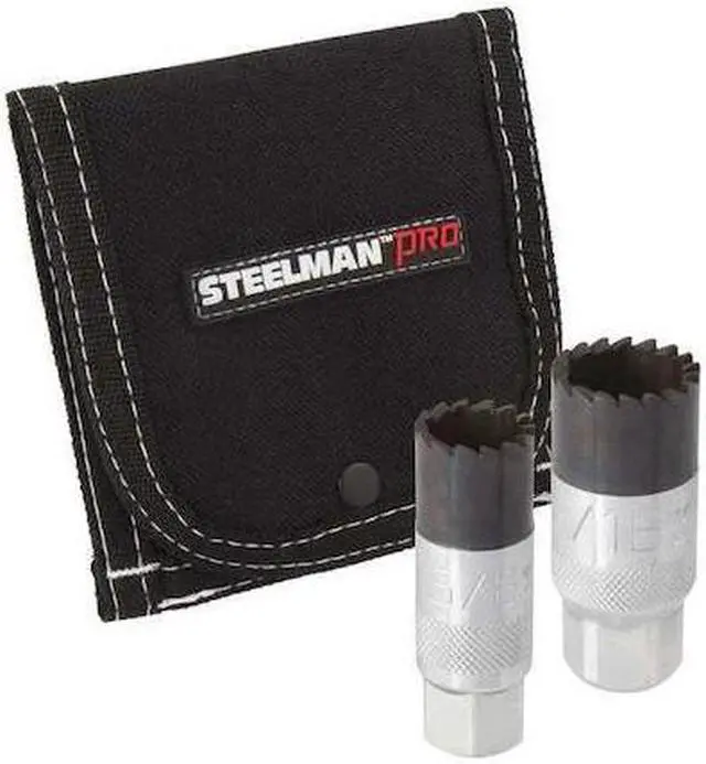 Main image of STEELMAN 79996 3/8" Drive Spark Plug Socket Set,2 Pieces,3/8"Drive, 2 pcs
