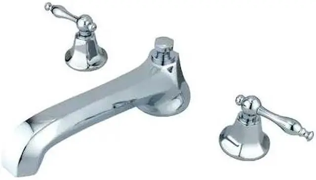 Alt view image 2 of 3 - Kingston Brass KS4301NL Roman Tub Filler, Polished Chrome