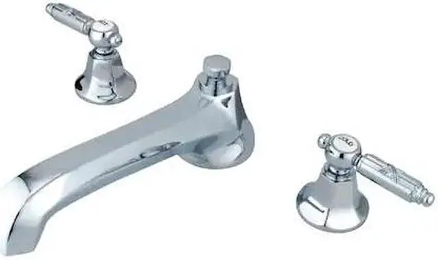 Alt view image 2 of 3 - Kingston Brass KS4301GL Roman Tub Filler, Polished Chrome
