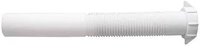 Main image of ZORO SELECT 1PPC6 1-1/2 Dia, Polypropylene, White/Plastic, Kitchen Flexible,