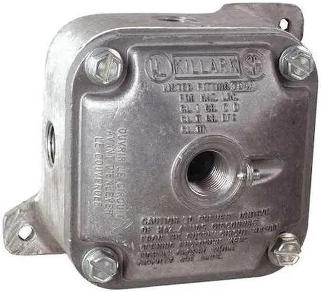 Alt view image 2 of 2 - EDWARDS SIGNALING JALX11 Explosionproof Box,Gray