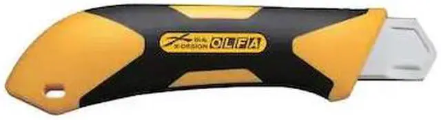 Alt view image 2 of 4 - Utility Knife, Retractable, Ylw/Blk, 25mm