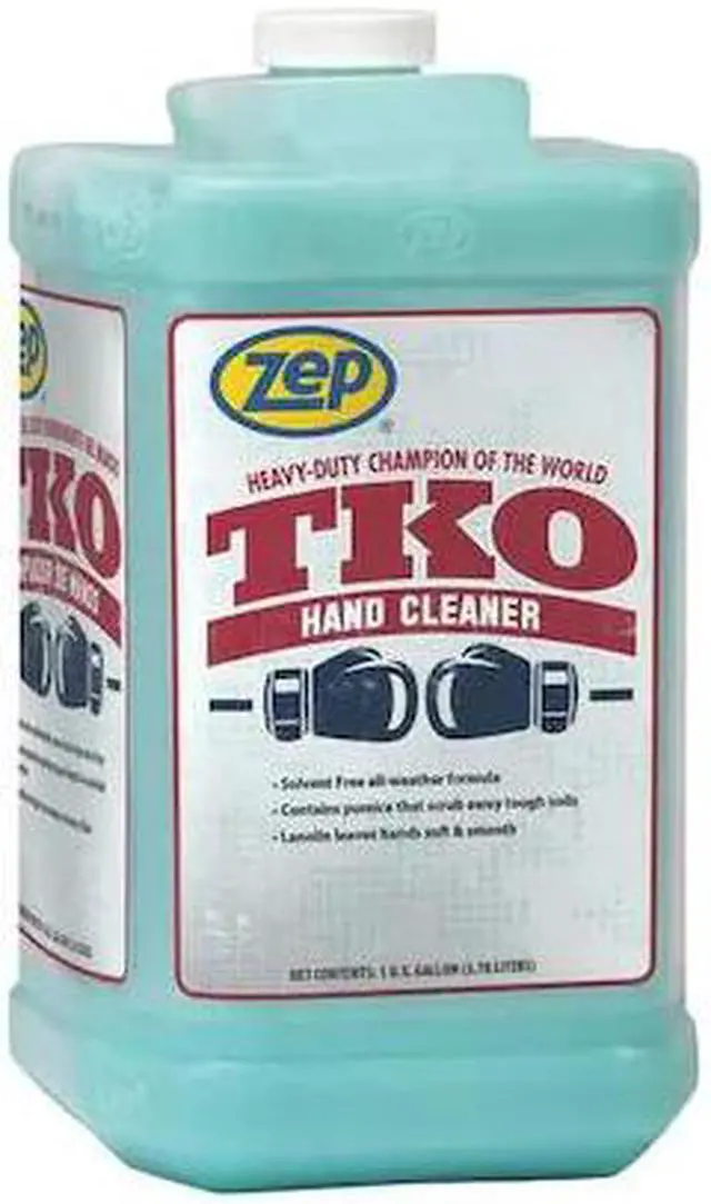Alt view image 3 of 8 - ZEP R54824 TKO Heavy Duty Hand Cleaner, Lemon-Lime, Blue/Green, 1 Gal. Bottle