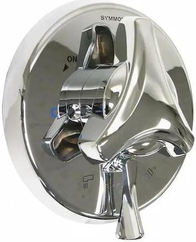 Alt view image 2 of 2 - SYMMONS S-86-2-STK-TRM Temptroll Trim Kit 7-1/2", Plastic, Chrome