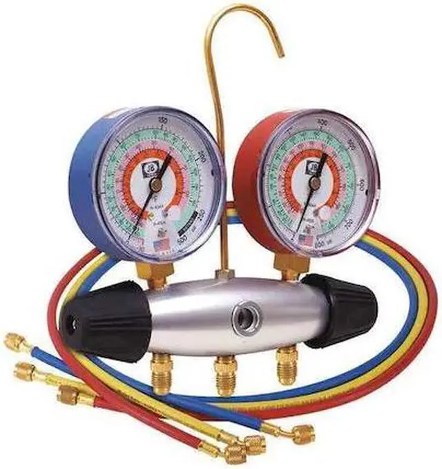 Alt view image 2 of 3 - JB INDUSTRIES 24233 Manifold Gauge, 2-Valve