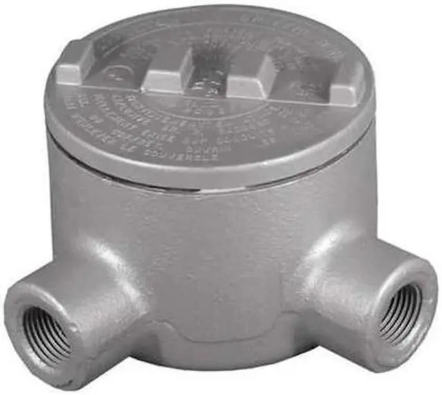 Alt view image 3 of 3 - APPLETON ELECTRIC GRL50 Conduit Outlet Body,Iron,L