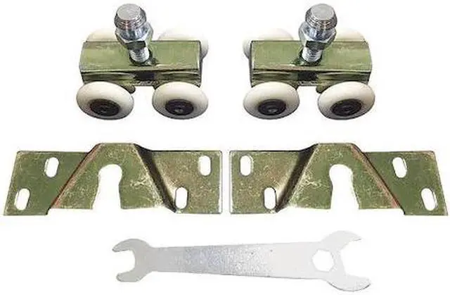 Alt view image 2 of 2 - ZORO SELECT 1RBL8 4 Wheel Replacement Hanger, 3-23/32"L x 1-1/16"W, Zinc