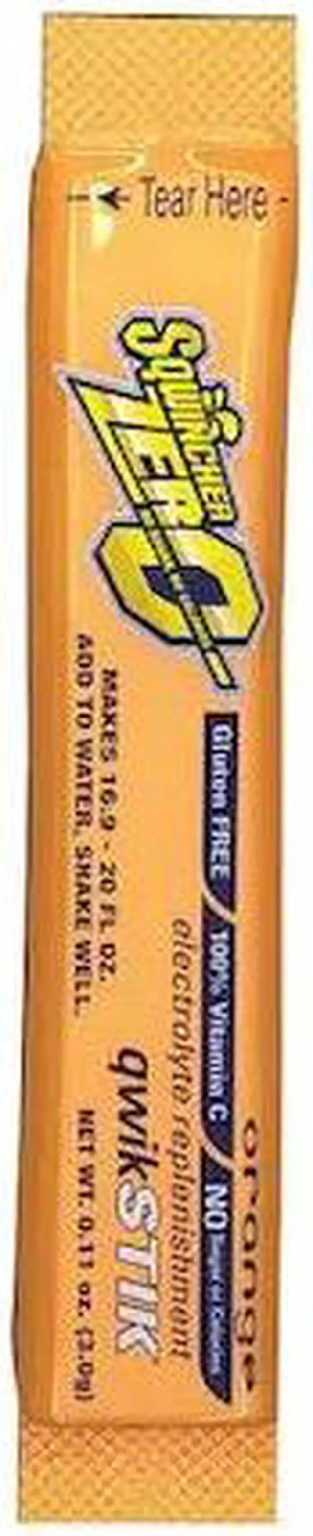 Alt view image 3 of 6 - SQWINCHER 159060100 Qwik Stik(TM) Sugar Free Drink Mix Powder 0.11 oz., Orange,