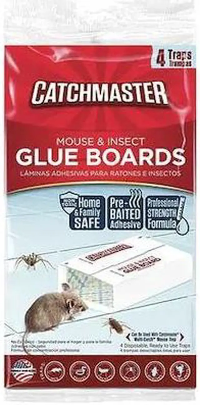 Alt view image 3 of 4 - CATCHMASTER 18-72 Glue Trap,8-1/2 In. L,5-1/4 In. W,PK4