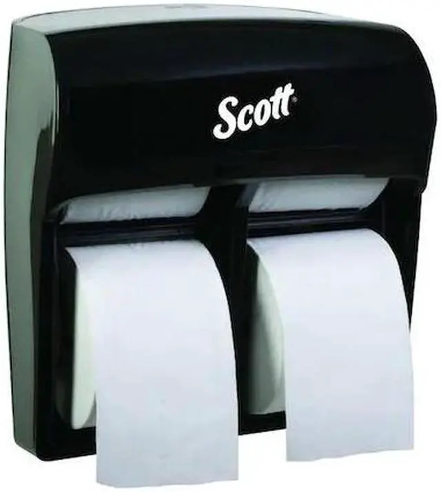 Main image of KIMBERLY-CLARK PROFESSIONAL 44518 Toilet Paper Dispenser,(4) Rolls,Black
