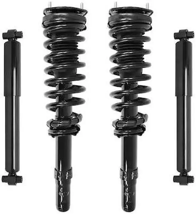 Alt view image 2 of 2 - Unity Automotive 4-11990-252080-001 Fnt & Rr Complete Strut Assembly Shock Kit For 2006-2012 Ford Fusion, 2003-2008 Mazda 6, 2006-2011 Mercury Milan