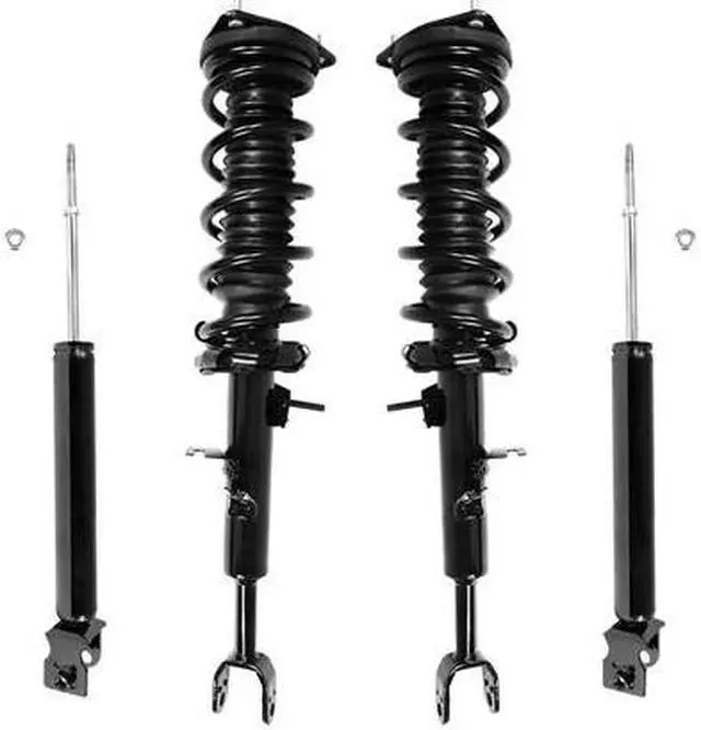 Alt view image 2 of 2 - Unity Automotive 4-11393-255210-001 Fnt & Rr Complete Strut Assembly Shock Kit For 2006-2007 Infiniti G35 Coupe, 2006-2009 Nissan 350Z