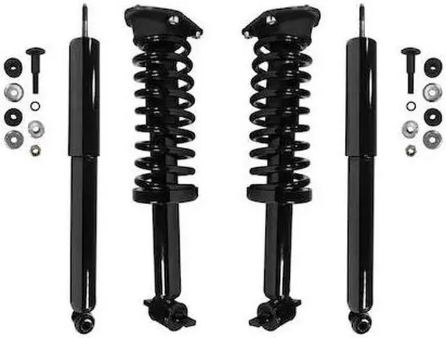 Alt view image 2 of 2 - Unity Automotive 4-11993-253610-001 Fnt & Rr Complete Strut Assembly Shock Kit For 1993-2002 Cherolet Camaro, 1993-2002 Pontiac Firebird