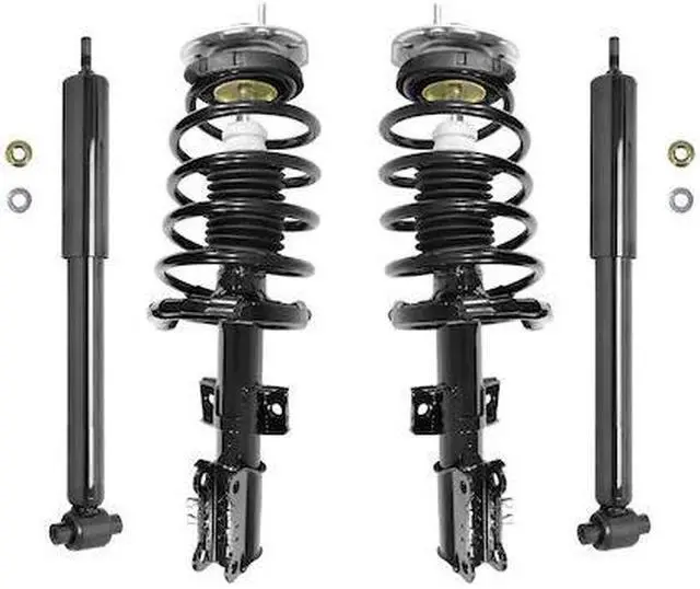 Alt view image 2 of 2 - Unity Automotive 4-11861-259340-001 Fnt & Rr Complete Strut Assembly Shock Kit For 2001-2009 Volvo S60, 1999-2006 Volvo S80, 2001-2007 Volvo V70