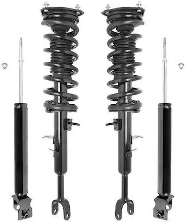 Alt view image 2 of 2 - Unity Automotive 4-11397-255210-001 Fnt & Rr Complete Strut Assembly Shock Kit For 2006-2007 Infiniti G35 Coupe