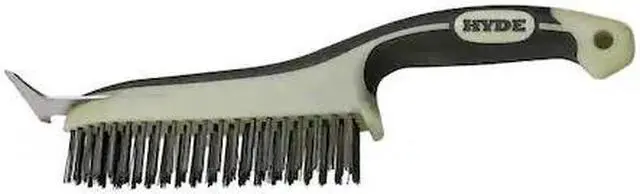 Alt view image 3 of 3 - Wire Brush w/Scraper, 12 1/2 In