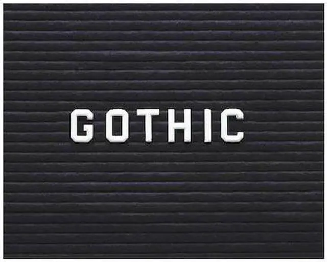 Alt view image 5 of 5 - Ghent Lg34 Precision-Grooved Letterboard Letters