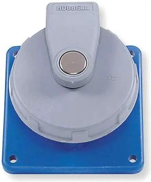 Alt view image 4 of 5 - HUBBELL WIRING DEVICE-KELLEMS HBL420R9W Watertight Pin & Sleeve Receptacle, 20