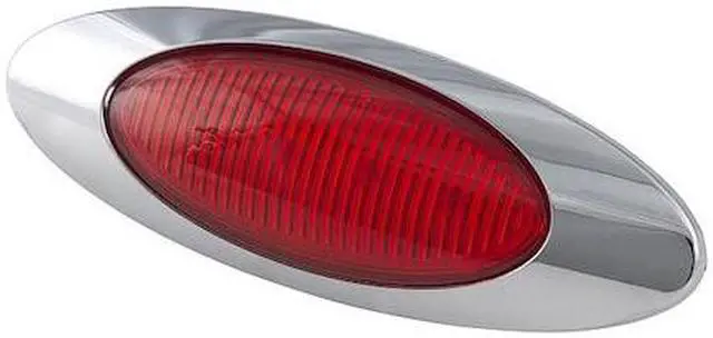 Main image of GROTE 45582 Clearance and Marker Lamp,Red,Oval