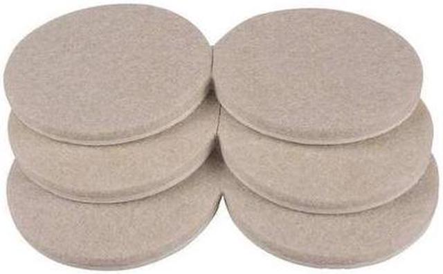 ZORO SELECT 10J991 Felt Pads,Self-Stick,Round,2