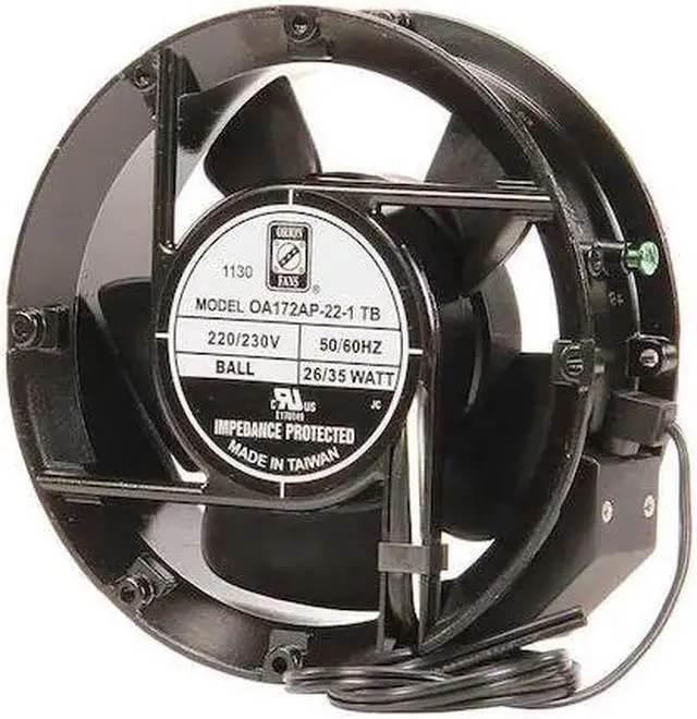 Main image of Axial Fan, 230VAC, 6-7/9In H, 6-7/9In W