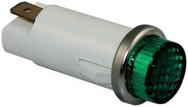 Main image of DAYTON 22NY51 Raised Indicator Light,Green,120V