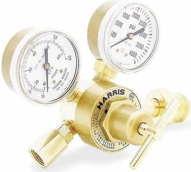 Alt view image 3 of 3 - HARRIS 301-AR60-580 Flow Gauge Regulator, Single Stage, CGA-580, 0 to 60 scfh,
