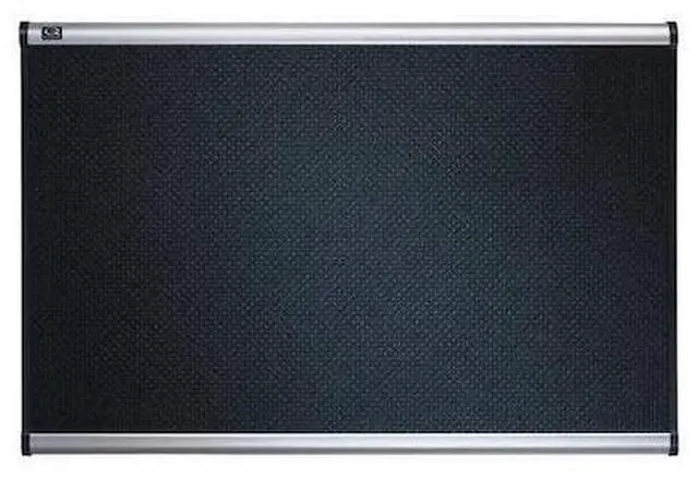 Alt view image 11 of 20 - Quartet Embossed Bulletin Board Hi-Density Foam 48 x 36 Black Aluminum Frame