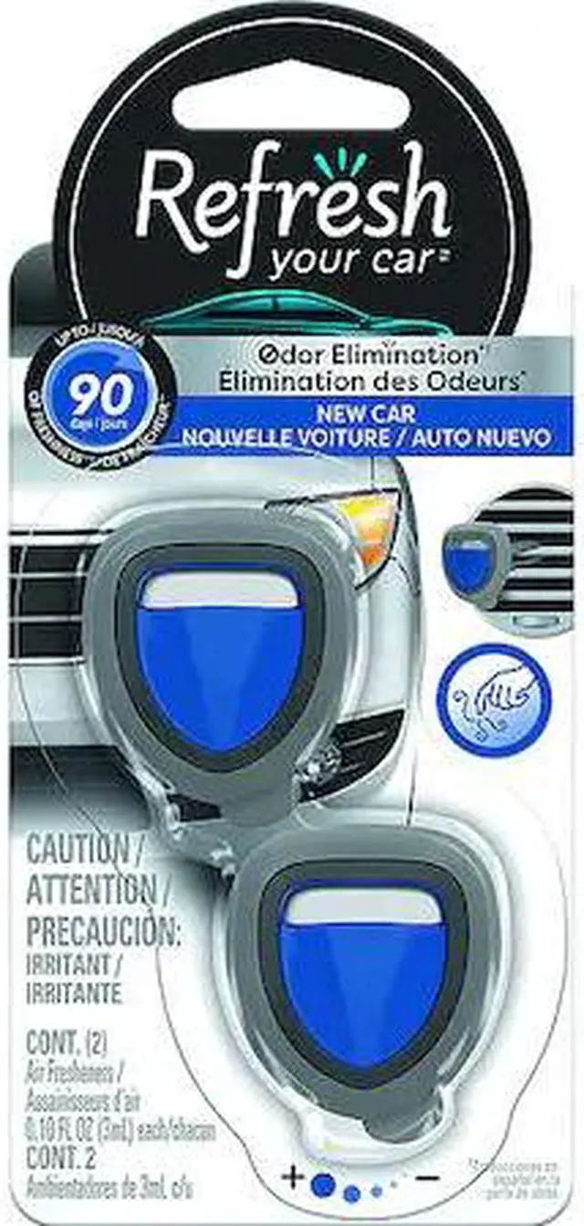 Alt view image 2 of 2 - REFRESH RMD205-2AME Air Freshener, Diffuser, Clear, New Car, PK2