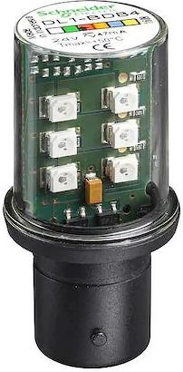 Alt view image 3 of 3 - LED Lamp, Red, 24VAC/DC