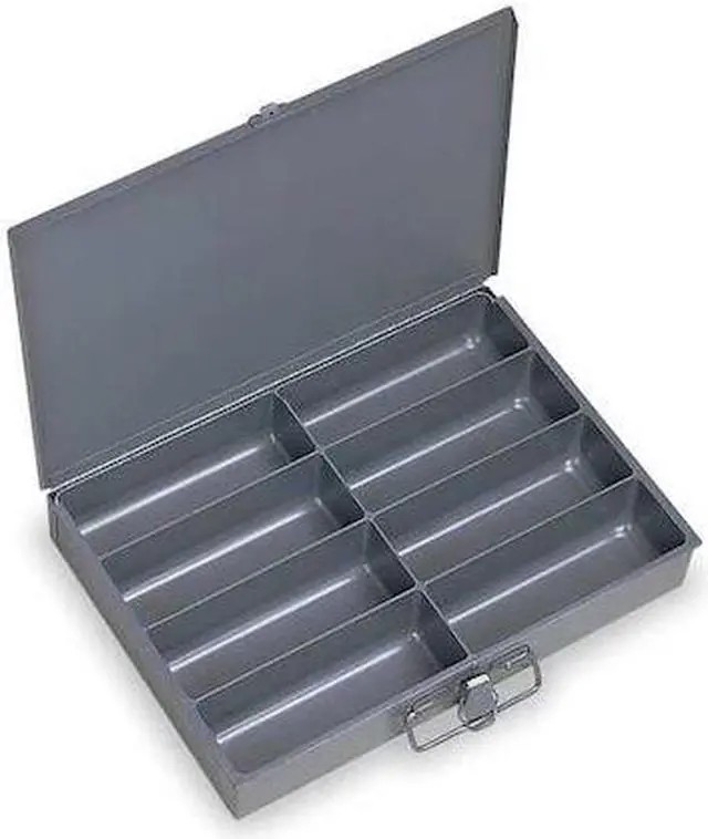 Alt view image 2 of 4 - DURHAM MFG 213-95 Prime Cold Rolled Steel Compartment Box Gray